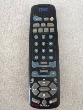 IBM Home Director HD23A 6-In-1 Universal Remote Control With Backlit Keys Black